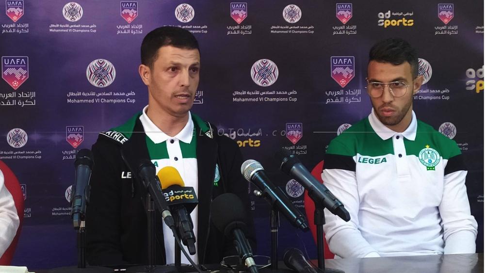 السلامي: "مباراة الغد أمام المولودية صعبة .. والرجاء فريق قوي داخل ملعبه"