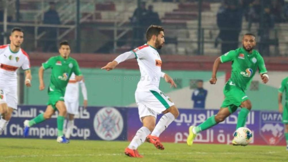 الرجاء الرياضي بقميصه الأخضر و مولودية الجزائر بالأبيض في "موقعة دونور"