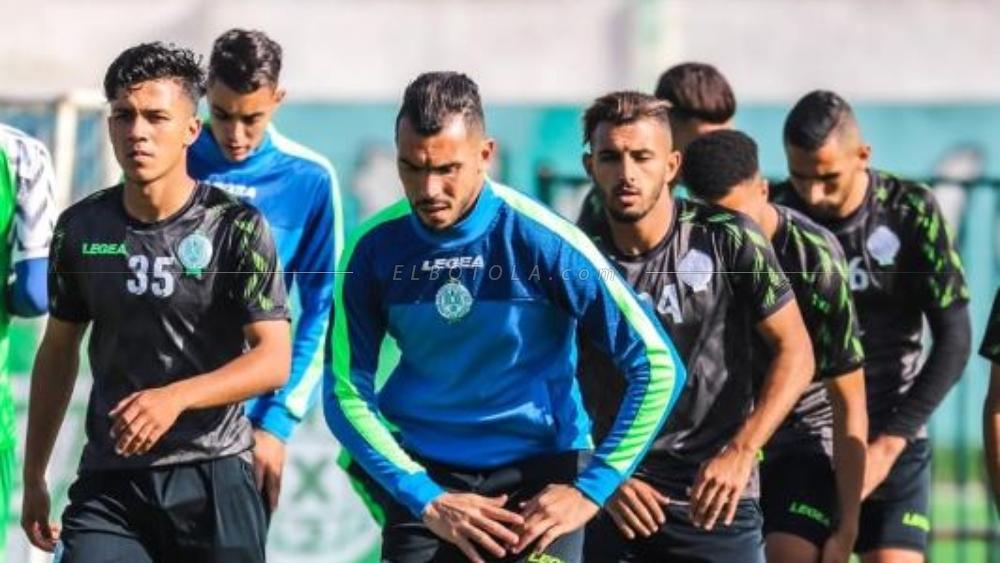 الرجاء تخوض آخر حصة تدريبية قبل ملاقاة الجيش الملكي