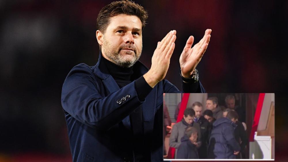 "سكاي" تلتقط "فيديو" لمقابلة بين بوكيتينو وإداري في مانشستر يونايتد