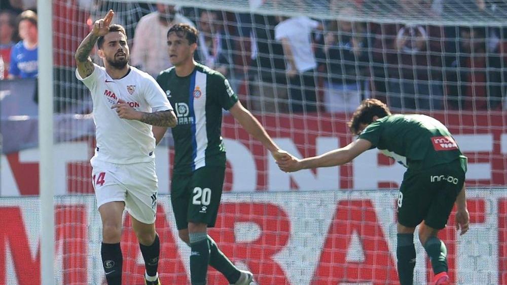 الليجا | سوسو ينقذ إشبيلية من الهزيمة أمام إسبانيول