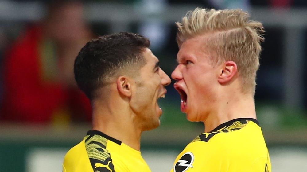 هالاند: "بدأت أنسجم مع بعض زملائي مثل حكيمي.. وسنبدأ جميعًا قصة حب بيننا في الملعب"