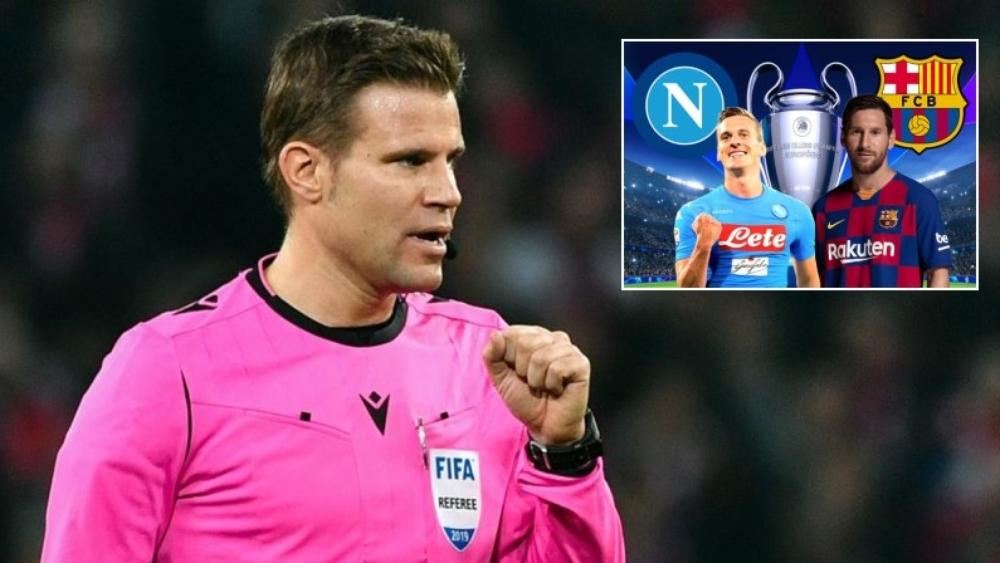 تعيين حكم ألماني لمباراة نابولي وبرشلونة.. وحكم فرنسي لمباراة تشيلسي والبايرن