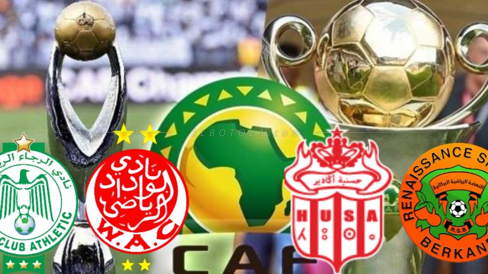 برنامج مباريات الأندية الوطنية في مسابقتي دوري أبطال أفريقيا و كأس الكونفدرالية