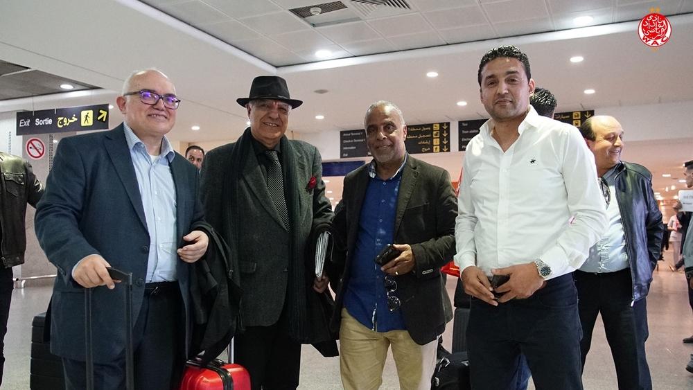 نادي الوداد يستقبل بعثة النجم الساحلي التونسي بمطار محمد الخامس