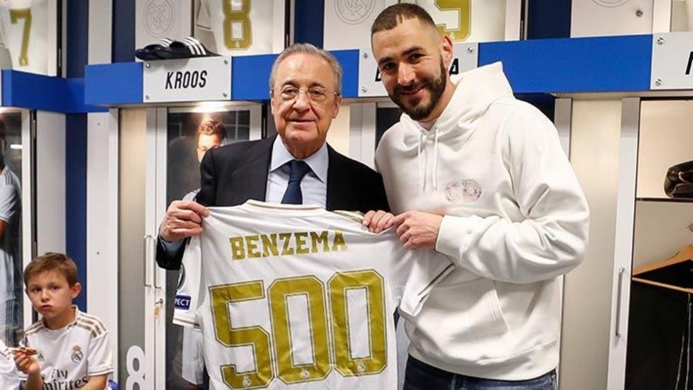 بنزيما يصل للمباراة رقم 500 مع ريال مدريد