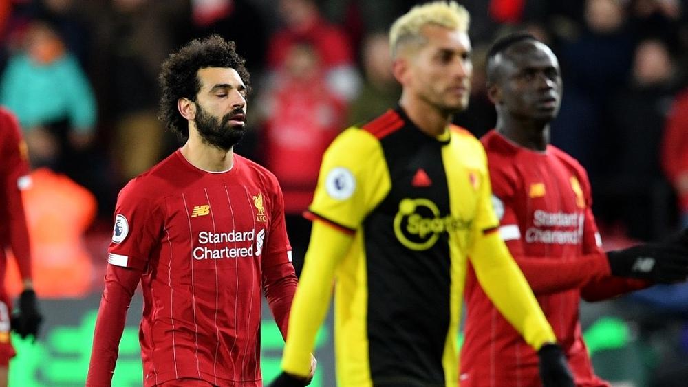 هزيمة ليفربول أمام واتفورد حرمته من رقمين قياسيين