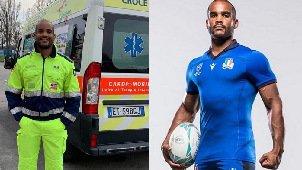 في زمن 'كورونا'.. لاعب منتخب إيطاليا للـ'ركبي' يتحول إلى سائق إسعاف: "لو شاهدتم ما يحدث في المستشفيات لما غادرتم منازلكم!"