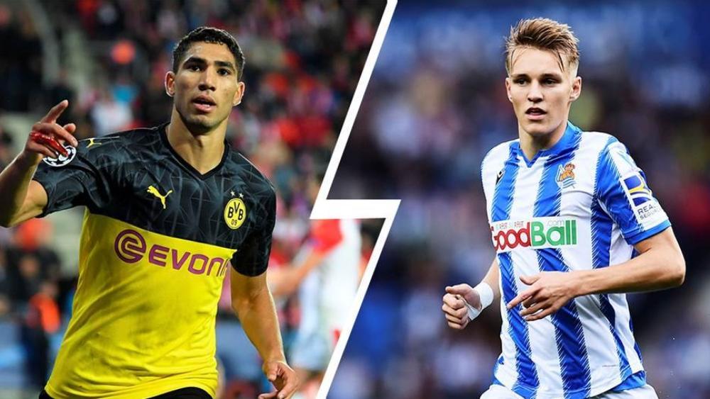 الماركا: "حكيمي أغلى لاعبي الريال المعارين بقيمة 54 مليون يورو متفوقًا على أوديغارد وسيبايوس"