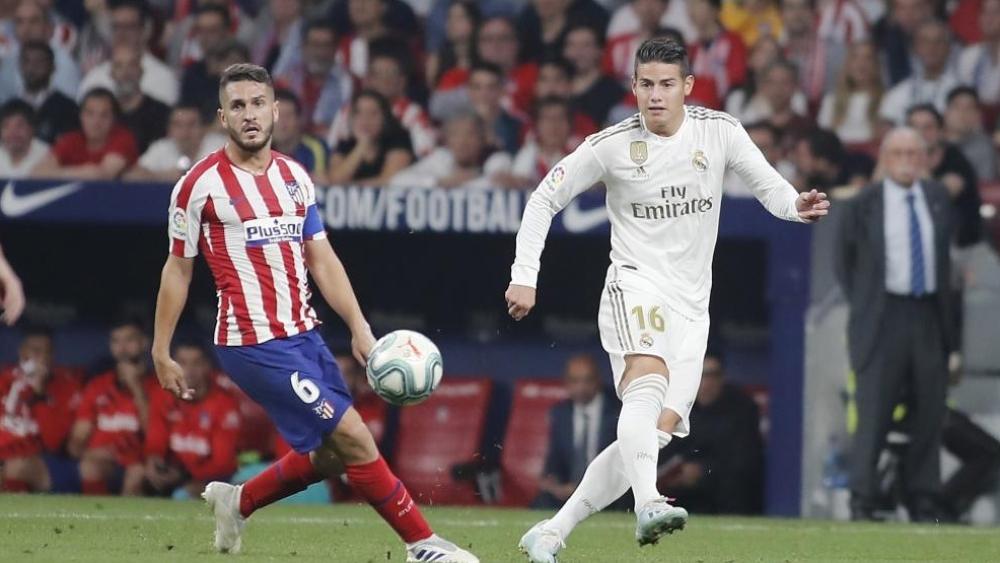 ريال مدريد أوقف انتقال خاميس رودريجز إلى الآتليتي بعد الخسارة بسباعية