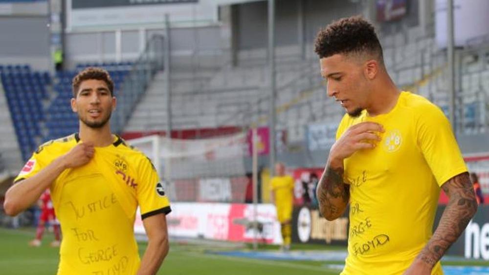 وزير الخارجية الألماني عن مُطالبة حكيمي وسانشو وآخرين بالعدالة في قضية "جورج فلويد": "أتفهم جيداً هذه الاحتجاجات من اللاعبين"