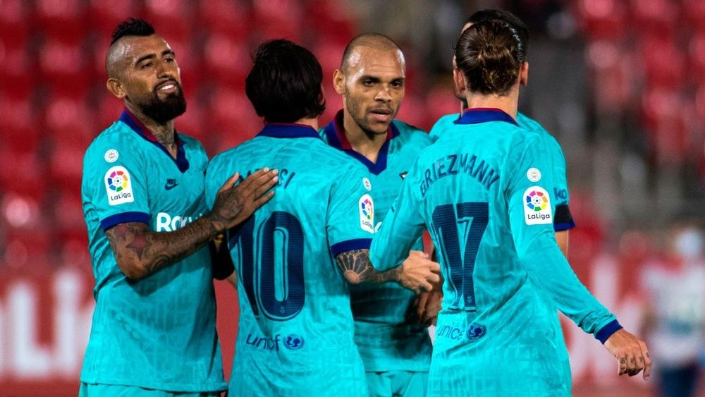 برايثوايت سعيد بهدفه الأول مع برشلونة