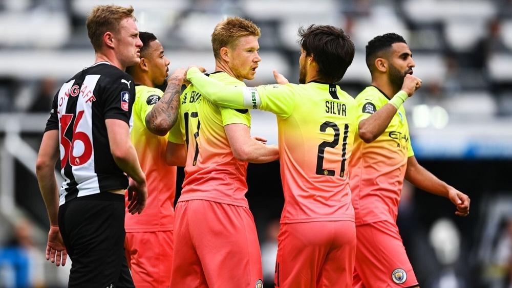 مانشستر سيتي يهزم نيوكاسل ويضرب موعدا مع أرسنال في نصف نهائي كأس الاتحاد الإنجليزي