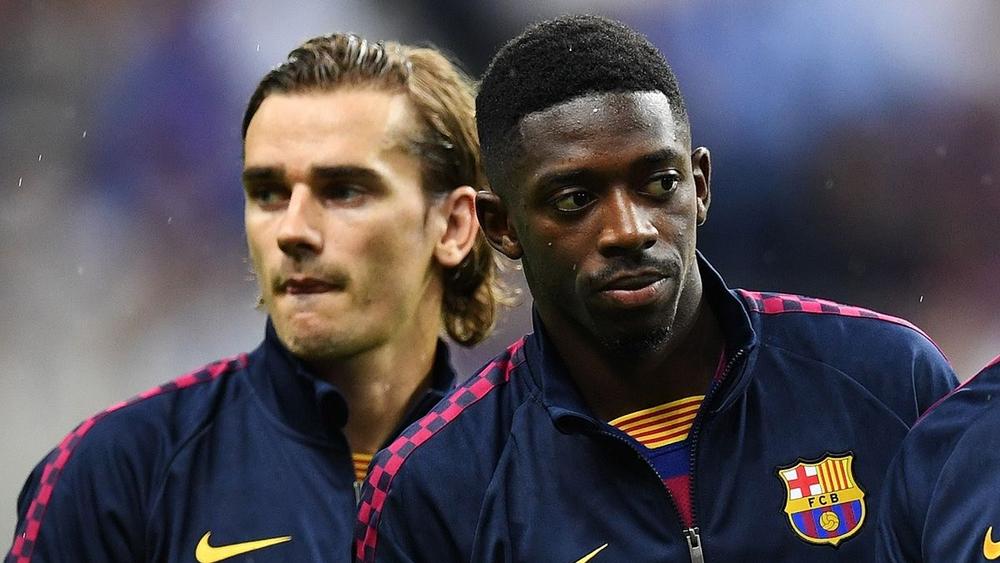 ديمبيلي وغريزمان يقتربان من المشاركة أمام نابولي