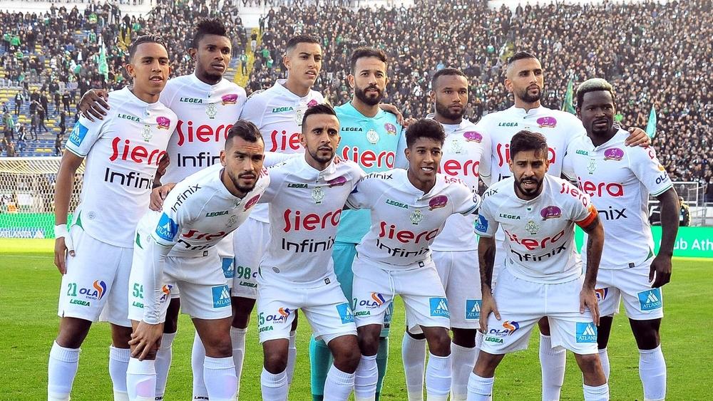 تشكيلة الرجاء المنتظرة  في مباراة يوسفية برشيد