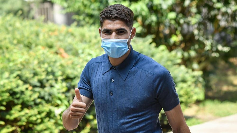 النجم المغربي حكيمي سيظهر في تدريبات إنتر هذا الأسبوع