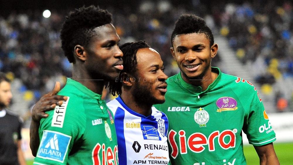 لائحة الرجاء في مواجهة ا.طنجة.. عودة نغوما ومالانغو وإلياس الحداد