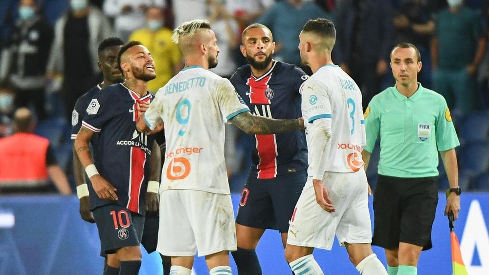 تقارير تكشف سبب "غضب" نيمار.. لاعب أولمبيك مارسيليا وصف النجم البرازيلي بـ"القرد"!