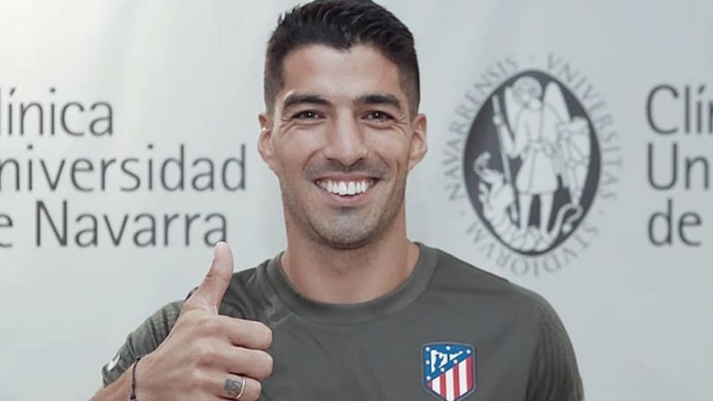 لويس سواريز يجتاز الفحص الطبي في أتلتيكو مدريد