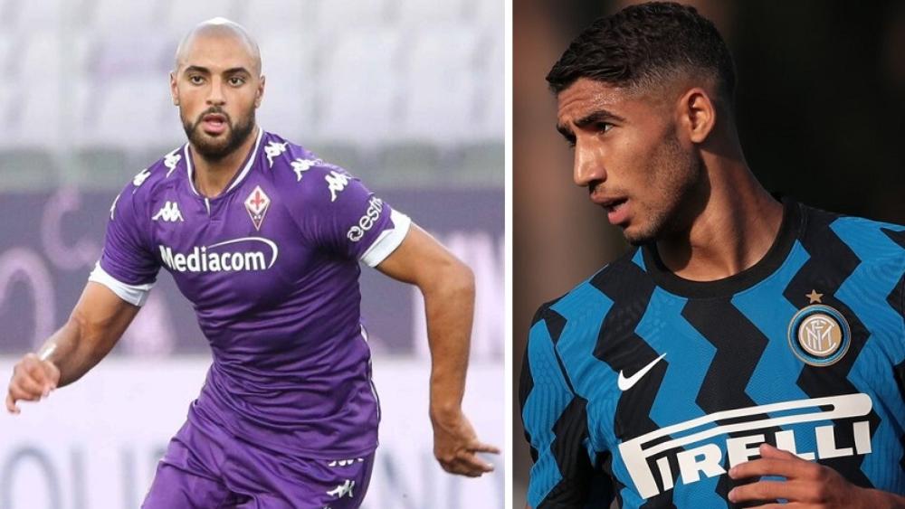 الإنتر x فيورنتينا / أشرف حكيمي احتياطي وأمرابط أساسي