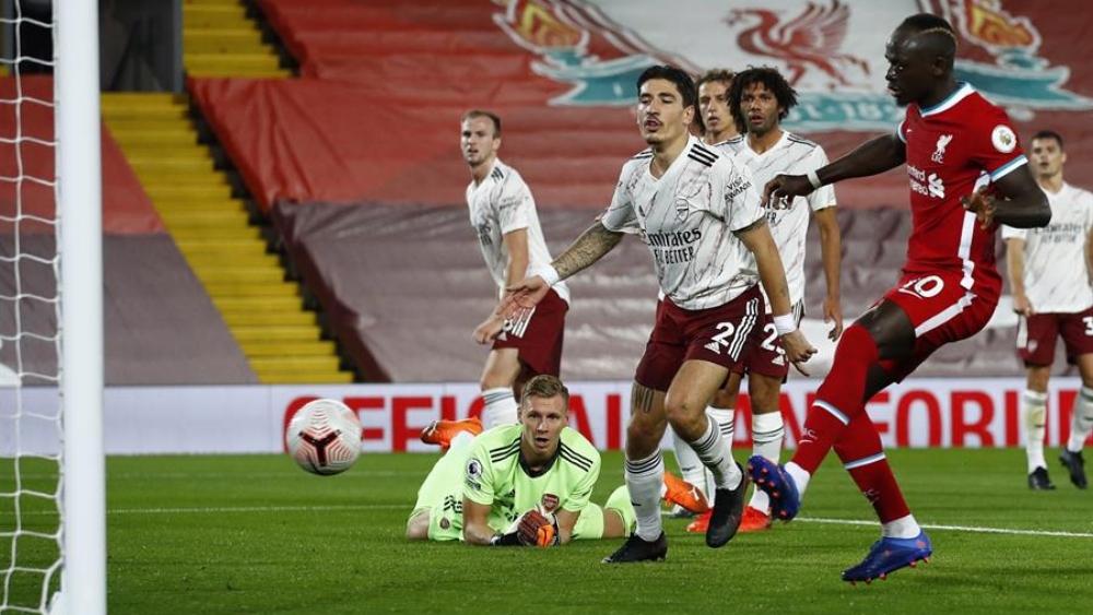 قطار ليفربول يدهس آرسنال بثلاثية في “الأنفيلد”