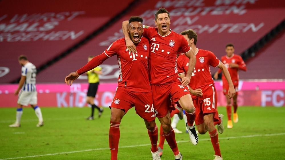 في مباراة عرفت تسجيل 7 أهداف.. ليفاندوفسكي ينقذ بايرن من انتفاضة هيرتا بـ"سوبر هاتريك"