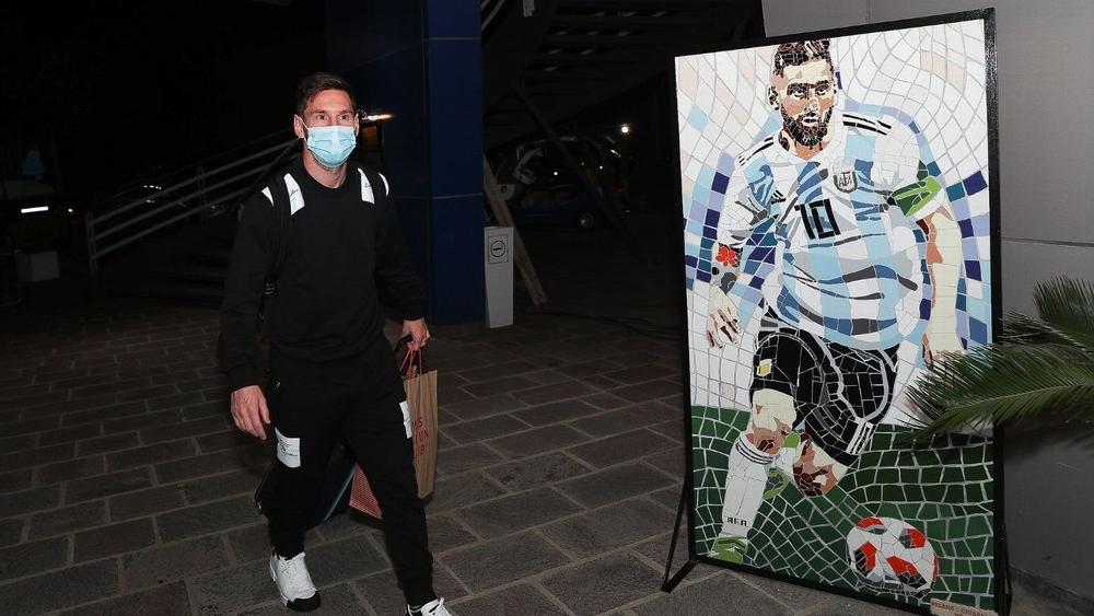 ميسي يصل الأرجنتين لمواجهة الإكوادور وبوليفيا في تصفيات كأس العالم