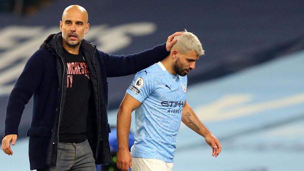 غوارديولا يضع "شرطا" أمام أغويرو لتجديد عقده مع مانشستر سيتي