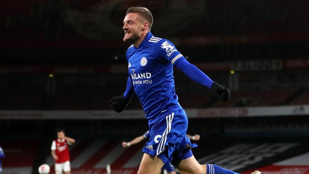 فاردي يقود ليستر "لاصطياد" أرسنال في الدوري الإنجليزي