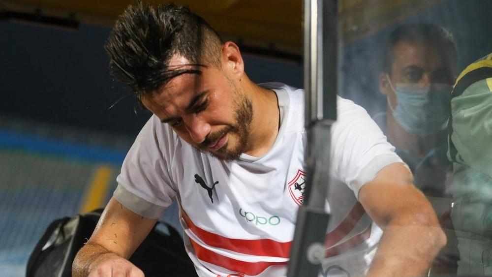 غياب مُدافع الزمالك "الونش" عن نهائي دوري أبطال أفريقيا بسبب "كورونا"