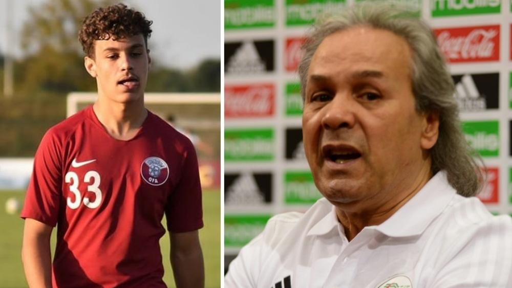 رابح ماجر يتعرض للانتقادات بعد اختيار إبنه تمثيل منتخب قطر!