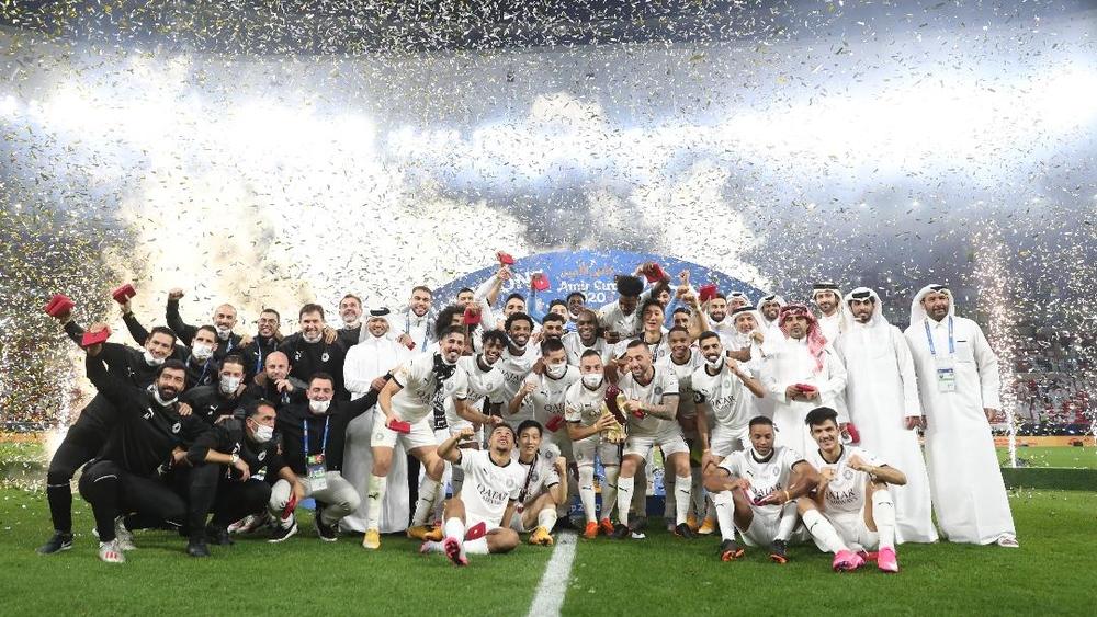 السد بطلا لـ"كأس أمير قطر" في ليلة تدشين رابع ملاعب "مونديال 2022"