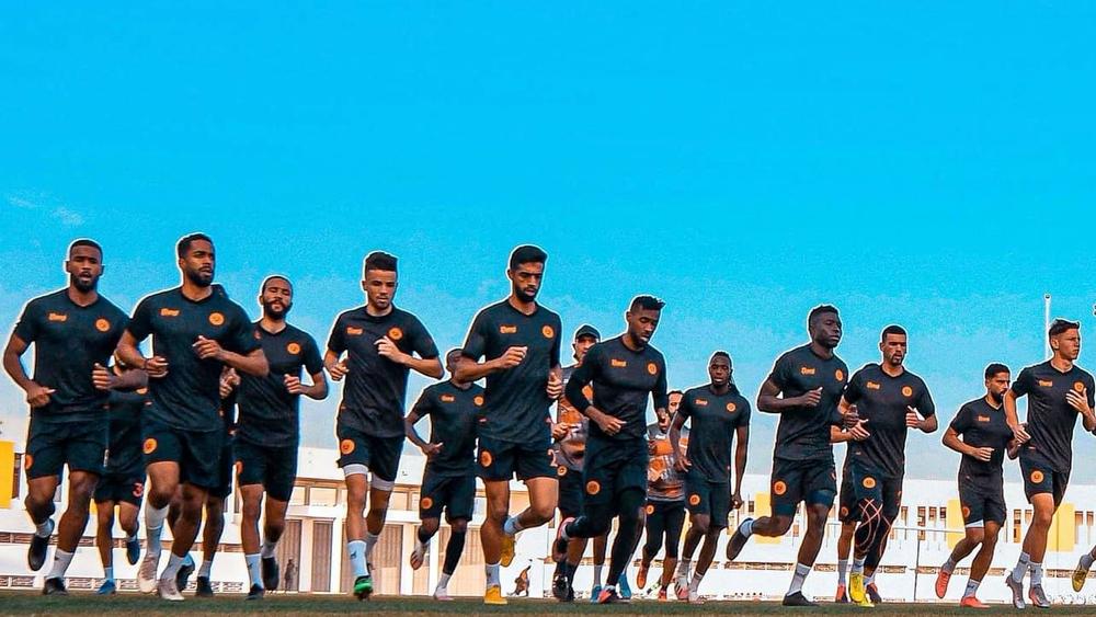 نهضة بركان يجري أول حصة تدريبية بموريتانيا تأهبا لمواجهة تفرغ زينة في كأس الكونفدرالية