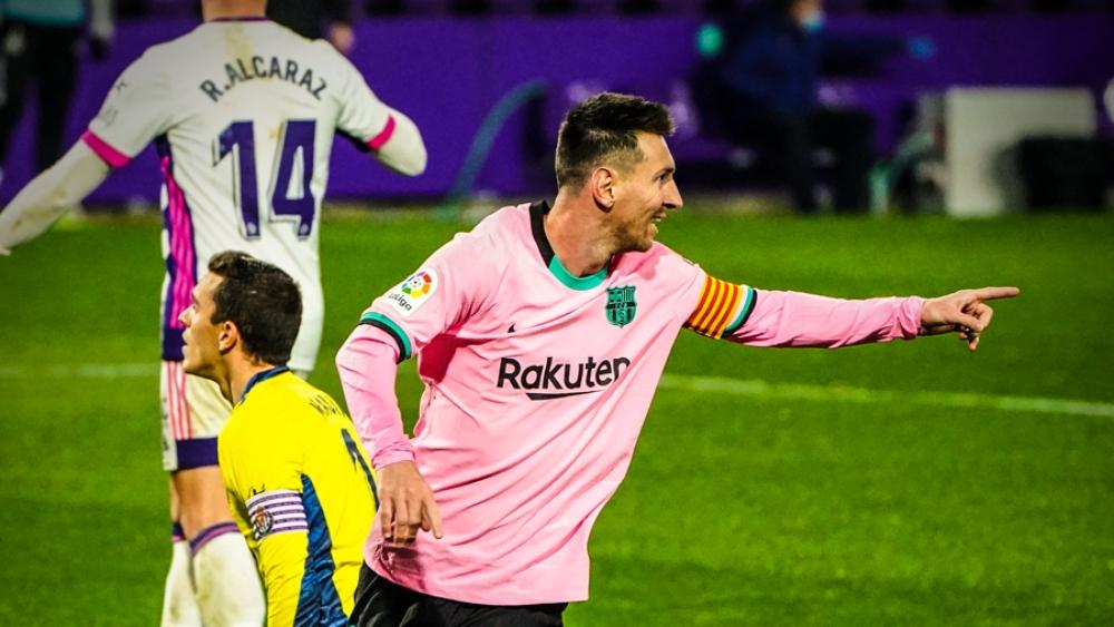 ميسي يحطم رقم "بيليه" ويقود برشلونة للفوز على بلد الوليد