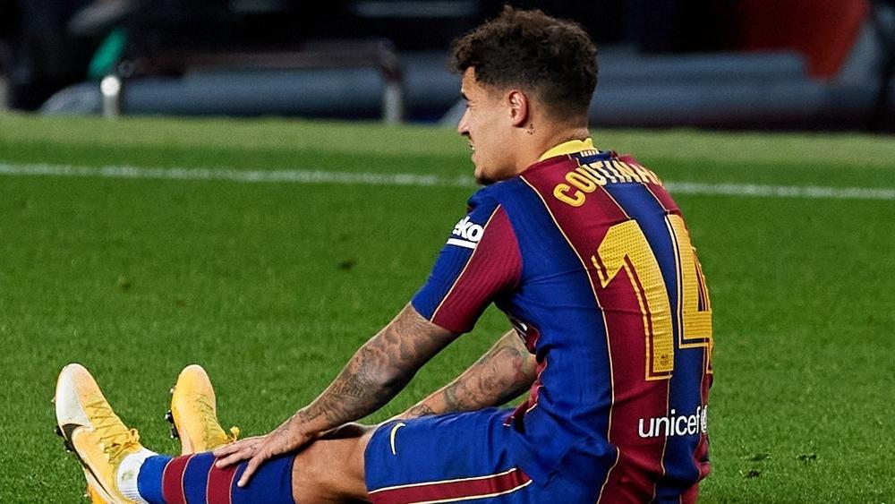 برشلونة ينجو "مؤقتًا" من دفع 20 مليون يورو لصالح ليفربول بعد إصابة كوتينيو