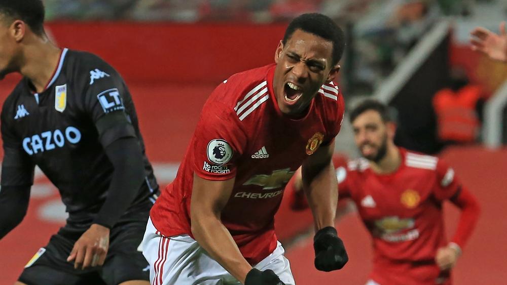 بفوزه على أستون فيلا .. مانشستر يونايتد يعتلي قمة الدوري الإنجليزي مناصفة مع ليفربول