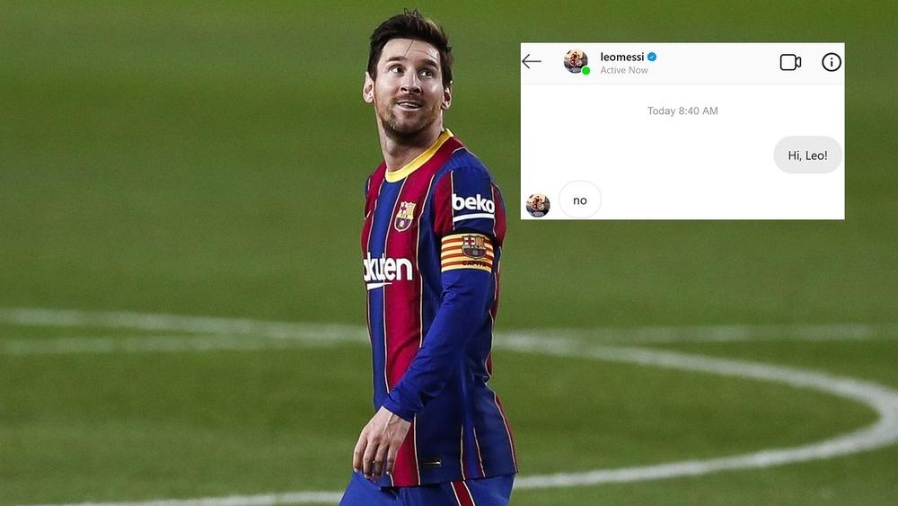 بعد أن بات حرا في التفاوض.. سبارتاك موسكو ينشر محادثة "مفبركة" مع ميسي والنجم يرد بـ"لا"!