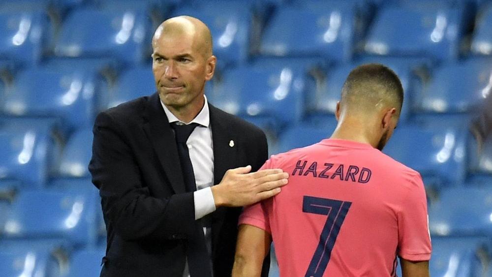 زيدان: "لا أعلم إن كان هازارد سيخوض 90 دقيقة أم لا"