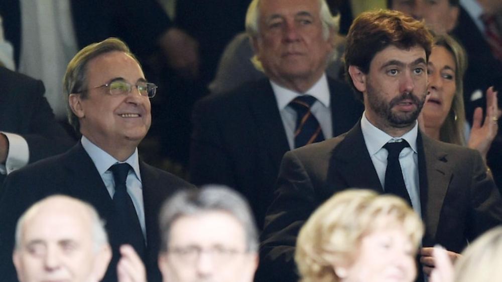 رئيس ريال مدريد "فلورنتينو بيريز" يُقابل "كريستيانو رونالدو" في تورينو