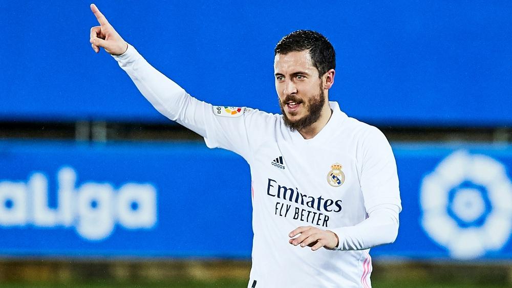 هازارد يُذكّر اللاعبين والمدرب في ريال مدريد بقدراته