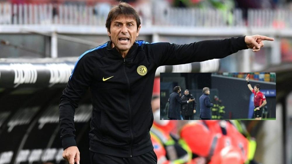 إيقاف كونتي لمبارتين وتغريمه مبلغ 20 ألف يورو على خلفية أحداث مباراة الإنتر وأودينيزي