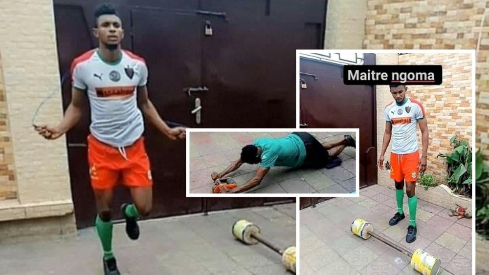 مالانغو ونغوما يخوضان تداريبهما في الكونغو داخل "مرآب للسيارات" وبمعدات مصنوعة من "الإسمنت"