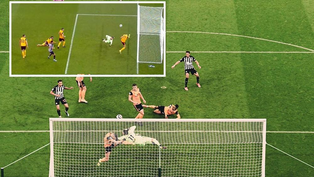 "في المكان والزمان المناسبين".. وولفرهامبتون يتغنى بإنقاذ سايس لفريقه من هدف "محقق" من على خط المرمى