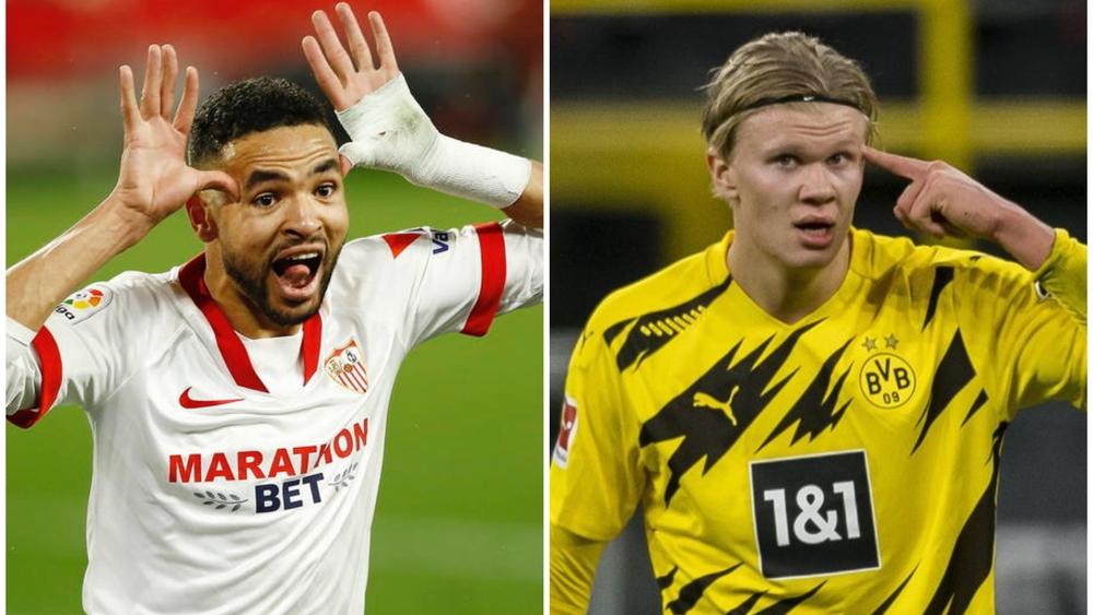 دورتموند يُفكِّر في ضم النصيري لتعويض الرّحيل المُحتمل لهالاند