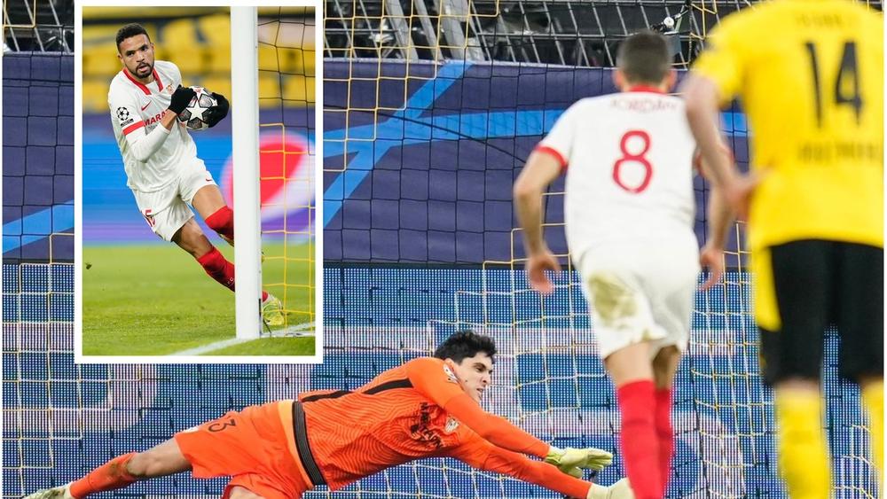 إشبيلية يغادر دوري الأبطال أمام دورتموند في ليلة تهديف النصيري لثنائية وتعملق بونو واستئساده