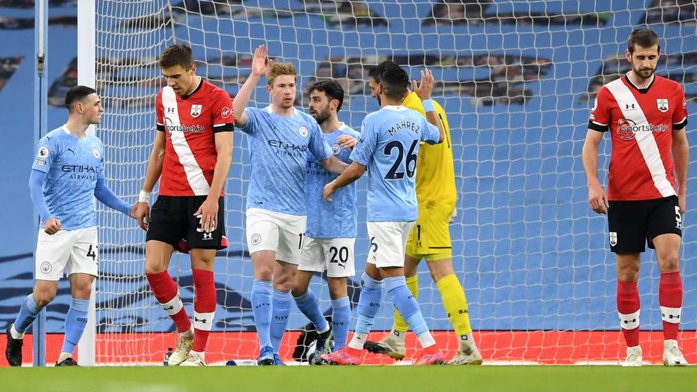 مانشستر سيتي يعود لسكة الانتصارات بـ"خمسة" أهداف في شباك ساوثهامبتون