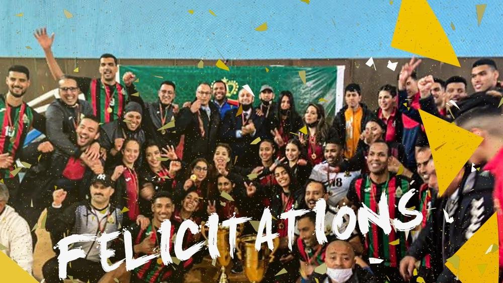 صفحة الـ"ASFAR" تهنئ سيدات ورجال الجيش الملكي للكرة الطائرة بإحراز ثنائية "البطولة الوطنية وكأس العرش" لكل منهما