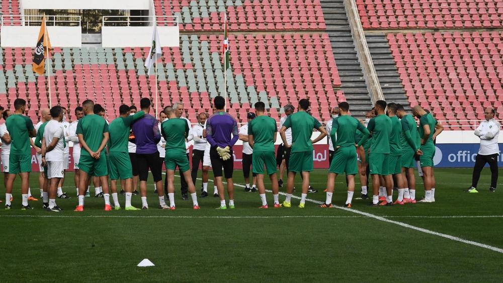 المنتخب المغربي يجري حصته التدريبية الأخيرة قبل مواجهة بوروندي في ختام تصفيات كأس أفريقيا