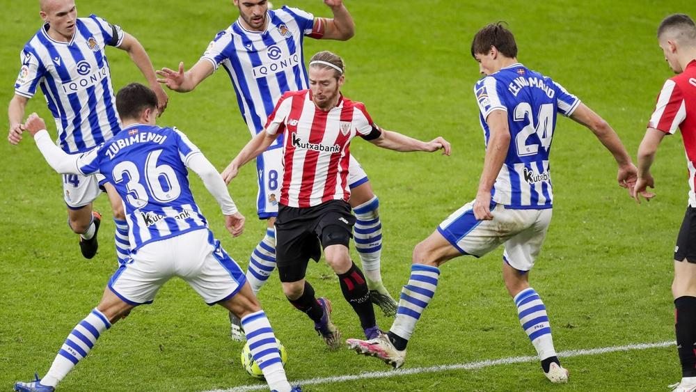 ريال سوسييداد وأتلتيك بلباو يلتقيان غدًا في "نهائي مؤجل" لكأس ملك إسبانيا