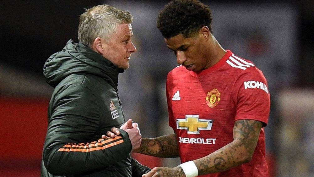 بعد غياب مارسيال لنهاية الموسم .. سولشاير قلق من إصابة راشفورد أمام برايتون